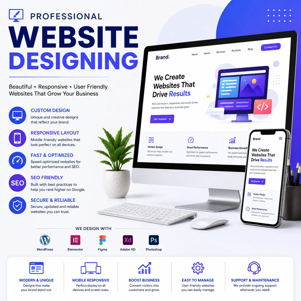 Website designing service by Ad Global i